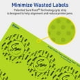 thumbnail image 5 of Avery Printable Round Labels, Bright Green, 2.5" Diameter, 360ct, 5 of 11