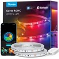 thumbnail image 1 of Govee RGBIC Tira de luces LED, luces LED inteligentes de 65.6 pies para dormitorio, control de aplicación de luces LED Bluetooth, bricolaje de múltiples colores en una línea, luces LED que cambian de, 1 of 4