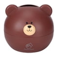 thumbnail image 2 of Cubierta De Caja De Pañuelos De Oso, Lindo Caricatura Redondeada De Grandes Bordes De Apertura Bifurcador De Cajas De Pañuelos Divertidos Para Regalos De Decoración De La, 2 of 7