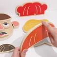 thumbnail image 4 of ChicYu Wooden Character Face-Changing Puzzle Educational Toy for Toddlers Boys and Girls Expression Building Blocks Suitable for 3-4-5-6 Years Old Kids Toy, 4 of 6