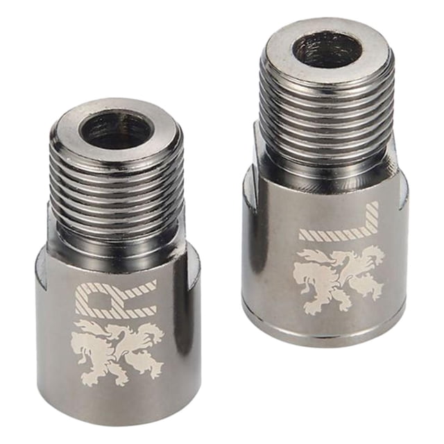 2 adaptadores extensores de pedales de bicicleta para la mayoría de pedales roscados de 9/16 pulgadas, espaciador de pedales titanio Sharpla Pedal de bicicleta extendido