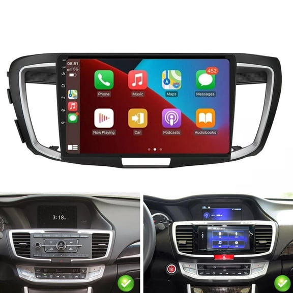 Android Carplay For 2013 2014 2015 2016 2017 HONDA ACCORD 9 Car Stereo GPS NAV Radio 4 64GB