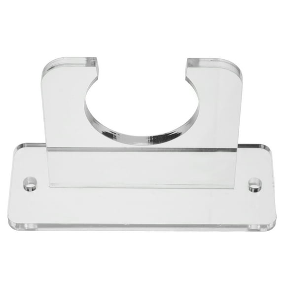 Worgeous Wall Mounted Table Tennis Paddle Display Rack Transparent Acrylic Stand for Home Gym 7.5 x 4.5 Inches