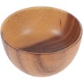 thumbnail image 3 of Miangastore Bol Rond Brun Clair Lot de 1 4.3X4.3X2.4In, 3 of 8