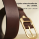 thumbnail image 3 of Cinturones Hombre Cuero Hebilla Regalos Para Hombres Xtellar negro, 3 of 4