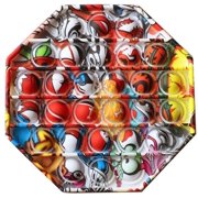Nokiwiqis Tie-dye Pop Pop Fidget Toy, Stress Relief Push Pop Bubble Sensory