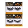 thumbnail image 1 of i-ENVY Luxury Mink Collection Pestañas postizas visón real Glamorous Eye Look Pestañas Máxima esponjosidad Ángulo multirizo 3D (paquete de 2), 1 of 5