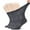 Melange Grey, variant on HUGH UGOLI Men's Cotton Diabetic Ankle Socks, Wide, Loose and Stretchy, Seamless Toe & Non Binding Top, Semi Cushion, 3 Pairs, Melange Grey, Shoe Size: 8-11