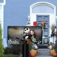 thumbnail image 6 of Happy Halloween Mailbox Cover Magnetic Standard Size 21"x19", Xmas Jack Skellington Sally Skulls Decorative Post Letter Box Decor, Spider Web Funny Holiday Garden Outdoor Decoration, 6 of 6
