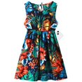 thumbnail image 2 of Vestido SHOOYING Mommy and Me, estilo hawaiano, floral, playa, 2 of 5