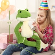MaoGoLan 24 Big Frog Stuffed Animal Large Frog Pillow Toy Stuffed Fog Plush Toy