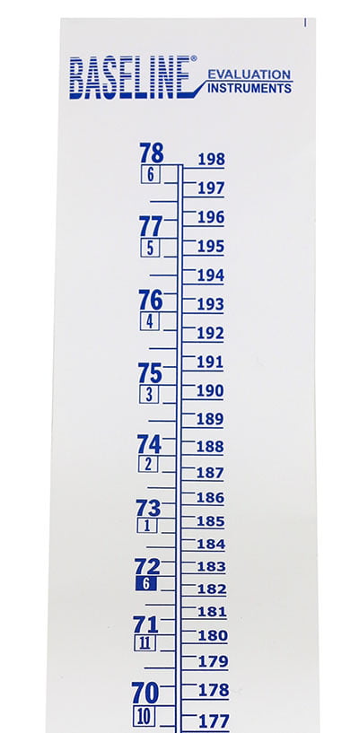 Height Measurement Chart