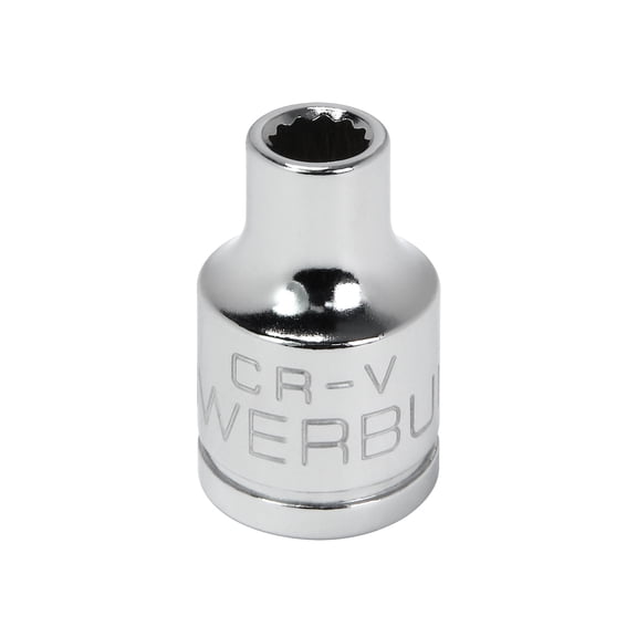Powerbuilt 3/8 Inch Drive x 1/4 Inch 12 Point Shallow Socket - 641000
