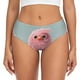 thumbnail image 1 of Balery Adorable Pink Fluffy Birds Ropa Interior de Algodón para Mujer con Dibujo – Braguitas Cómodas y Elásticas, Estilo Clásico-Large, 1 of 6