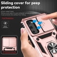 thumbnail image 4 of for Samsung Galaxy S20 Case with Camera Lens Cover HD Screen Protector, Dual Layer Military-Grade Drop Tested Magnetic Ring Holder Kickstand Protective Phone Case for Samsung Galaxy S20 5G (Rose Gold), 4 of 17