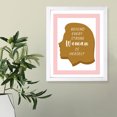 thumbnail image 6 of Designs ByLITA Behind Every Strong Woman Is Herself, 11 x 14 Wooden Wall Print (Framed) | Home Decor, 6 of 7