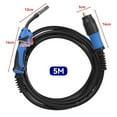 thumbnail image 3 of Paquete de mangueras de gas protector MIG MAG para soplete de soldadura MB15 Euro central 3-5M; soplete de soldadura MB-15AK 3-6m Paquete de mangueras de gas protector MIG MAG conexión Euro, 3 of 6