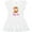 AA-White, variant on Inktastic Big Sis Monkeys Girls Toddler Dress