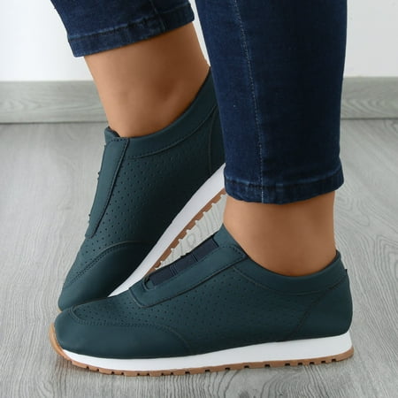 

NEGJ Fashion Autumn Women Sneakers Flat Soft Sole Suede Comfortable Wear Solid Color Casual Style