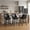 Leather-Black, variant on Swivel Counter Height Bar Stools, Set of 2, 27'' Modern Bar Stool with Curved Back and Solid Wood Legs, Bar Stools for Kitchen Island, Faux Leather Blue