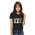 thumbnail image 5 of Jinhomg Easter Tops for Kid Cute Rabbit Graphic Holiday Shirts Boys Girls Soft Comfy Short Sleeve Cotton T-Shirts Casual Daily Wear Seasonal Sale Black 7 Years, 5 of 9