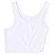 thumbnail image 4 of Camiseta sin mangas lisa para mujer - Top corto ajustado al pecho para uso informal/deportivo - Mezcla de poliéster y algodón, 4 of 4