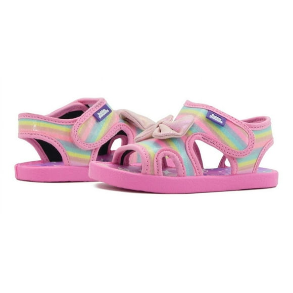 Sandalia Niña Bubble Gummers Arcoiris Velcro Rosa 12-17 rosa 12