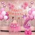 thumbnail image 2 of Globos con números gigantes de 32 pulgadas, decoración de globos con números de helio para fiestas, cumpleaños (número rosa 4), 2 of 5