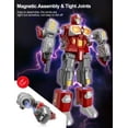 thumbnail image 3 of Transforming Toys - Dinosaur Robot Action Figures - Magnetic Assembling Robot Toys for Kids All-in-One Design Transforming Animals, Robots, Military Base Including Battle Guns, Cars, Airplane Models, 3 of 5