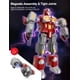 thumbnail image 3 of Transforming Toys - Dinosaur Robot Action Figures - Magnetic Assembling Robot Toys for Kids All-in-One Design Transforming Animals, Robots, Military Base Including Battle Guns, Cars, Airplane Models, 3 of 5