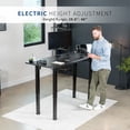thumbnail image 2 of VIVO Electric 71” x 30” Standing Desk, White Table Top, White Frame, 2 of 8