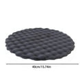 thumbnail image 3 of Round Carpet Sofa Floor Mat | 40x40cm Round Rug for Living Room, Bedroom, Porch & Hallway | Non-Slip Absorbent Doormat | Contemporary Home Decor | 1 Piece, 3 of 6
