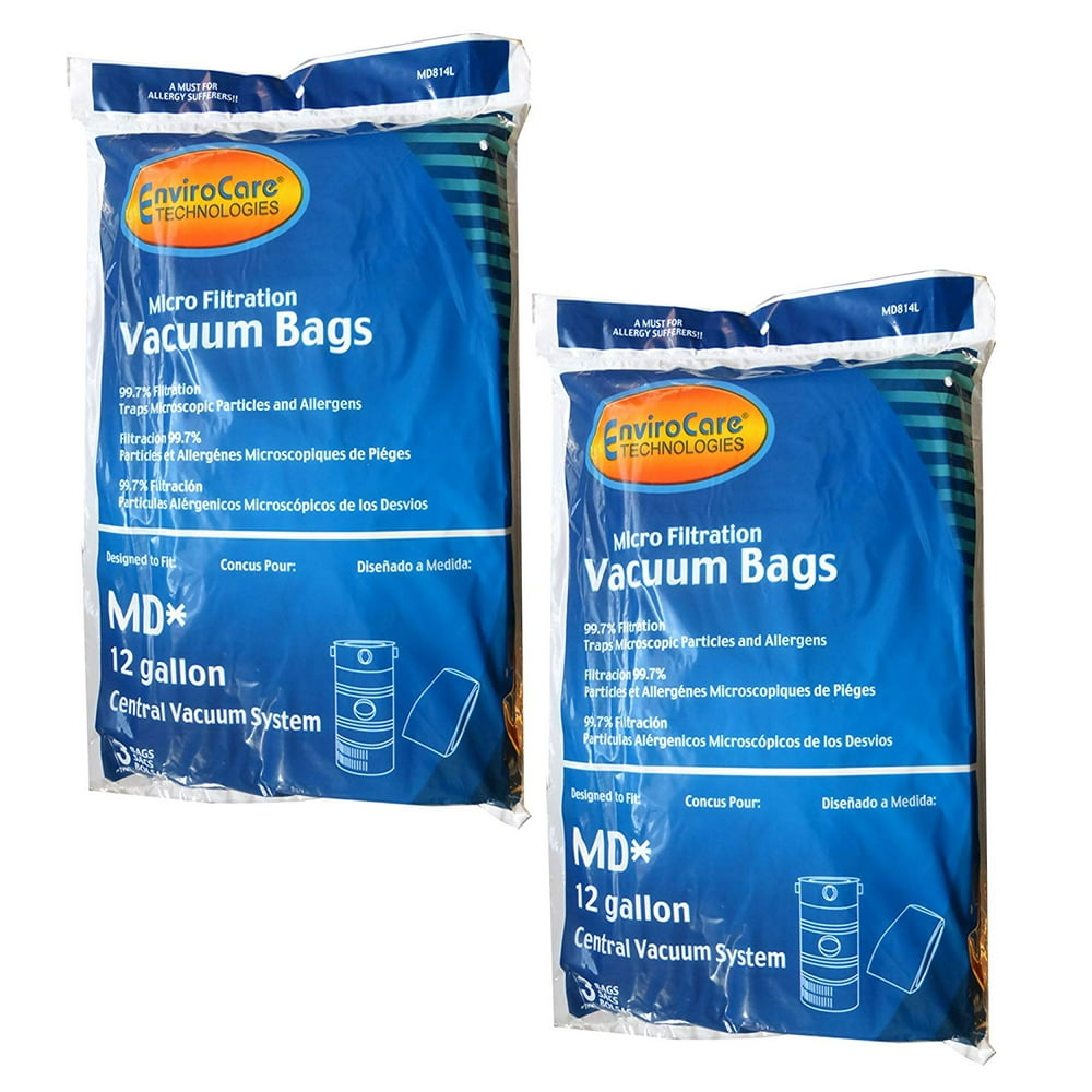 Modern Day Central Vac 12 Gallon Vacuum Cleaner Elastic Band 6 Paper