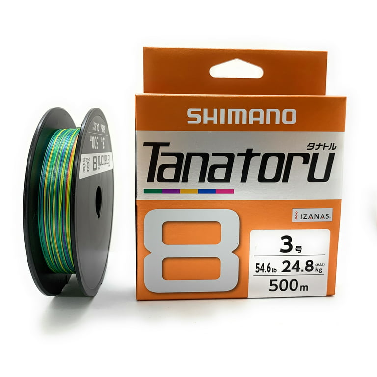 Shimano Tanatoru 8 Multicolor Braided PE Fishing Line PL-F78R 500m