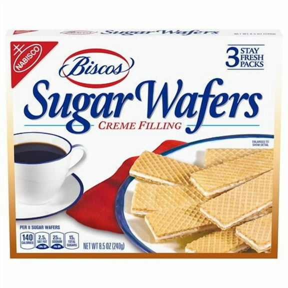 Biscos Creme Filled Sugar Wafers, 8.5 Oz - Pack of 2