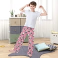 thumbnail image 5 of Wobogo Painted Heart Panda Long Pajama Pants Bottoms Soft Sleepwear with Pockets, 5 of 9