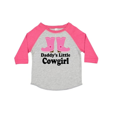 

Inktastic Daddy s Little Cowgirl Gift Toddler Toddler Girl T-Shirt