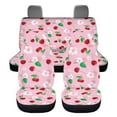 thumbnail image 2 of Pzuqiu Cute Cherry Auto Seat Covers Full Set, Front Seats and Rear Bench Cover Protector for Car Truck SUV, 4 Pack Vehicle Seat Protector Easy to Install, 2 of 7