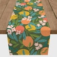 thumbnail image 2 of Creative Products Citrus Fruit Pattern Green 5 16 x 90 Poly Twill Table Runner, 2 of 3