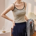 thumbnail image 6 of Ohufall Womens Cotton Cami Tops Fashion Casual Stripe Printed Sleeveless Crew Neck Blouses Tops Summer Loose Comfy Tank Tops, 6 of 6