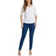 thumbnail image 2 of Blusa de trabajo de manga corta plisada cuadrada para mujer INSPIRE CHIC XL blanca, 2 of 6