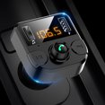 thumbnail image 4 of Chargeur USB Double pour Voiture Bluetooth Émetteur FM Voiture 5.0 Écran LED Réduction de Bruit Lecteur MP3 Kit Mains Libres Émetteur FM, 4 of 9