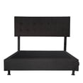 thumbnail image 2 of Box Base Cama Dicasa Cabecera Matrimonial Bilbao Negro, 2 of 7