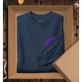 thumbnail image 3 of S4E Men's Rainbow Flag LGBTQ Gay Pride Long Sleeve Shirt Small Navy, 3 of 4