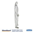 thumbnail image 3 of Ansell 38938 A35 Liquid and Particle Protection Coveralls Hooded - Large, White (25/Carton), 3 of 6