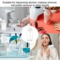 thumbnail image 6 of Uxcell 3 Pcs Nail Polish Remover Bottle 10.14oz Alcohol Push Down Pump Dispenser Clear, 6 of 6