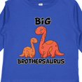 thumbnail image 4 of Inktastic Big Brothersaurus with Cute Sibling Dinosaurs Boys Long Sleeve Toddler T-Shirt, 4 of 5