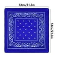 thumbnail image 2 of 22x22 Inch Multi-Purpose Cowboy Headbands - Polyester Bandana for Fashion Hair Accessories with Versatile Wear, 2 of 4