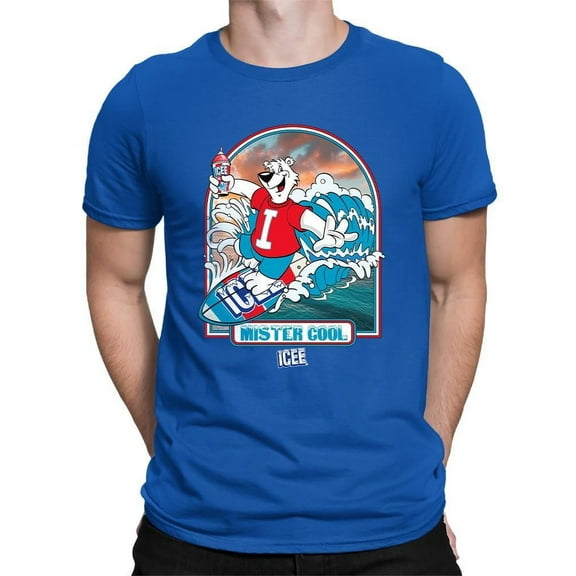 ICEE Surfing Wave Vibes - Cool Graphic Design Men's T-shirt