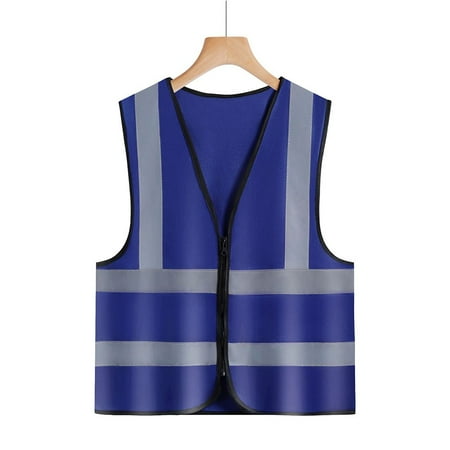 

Men Work Jacket Safety Vest High Visibility Security Reflective Jacket Waistcoat